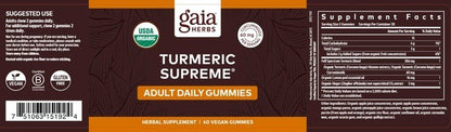 Turmeric Supreme Adult Daily Gaia Herbs