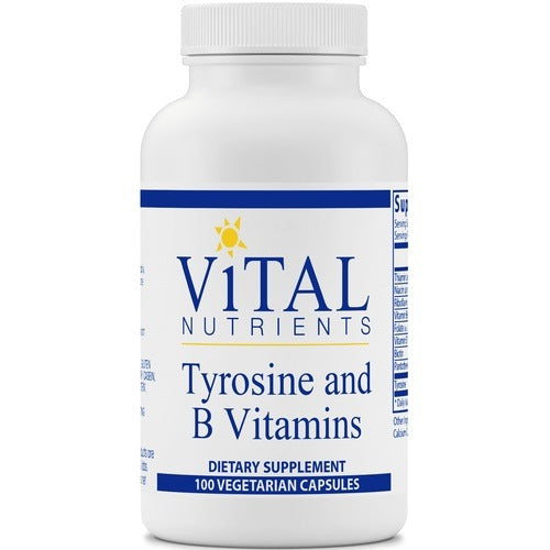 Vital Nutrients Tyrosine and B Vitamins - Promotes Healthy Thyroid Function