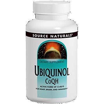 Ubiquinol CoQH 100mg Source Naturals