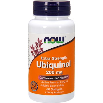 Ubiquinol Extra Strength 200 mg NOW