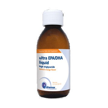 Ultra EPA/DHA High Liquid Pharmax | High tryglyceride in natural orange flavor Supports cardiovascular function 