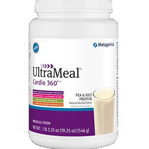 Metagenics UltraMeal Cardio 360 Pea Vanilla - 518 grams