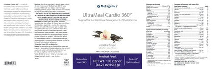 UltraMeal Cardio 360 Pea Vanilla Metagenics