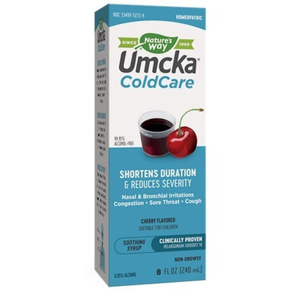 Umcka ColdCare Syrup Cherry Flavor Natures way