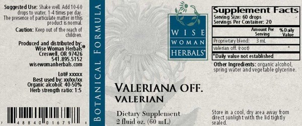 Valeriana/valerian Wise Woman Herbals