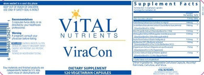About ViraCon by Vital Nutrients - 120 Vegetarian Capsules | Supports The Immune System