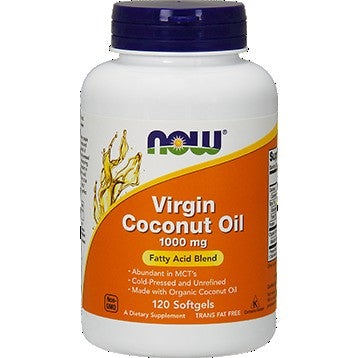 Virgin Coconut Oil 1000 mg NOW