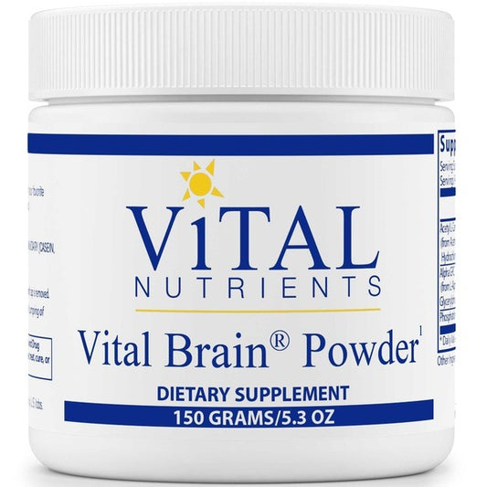 Vital Nutrients Vital Brain Powder - Helps Alleviate Cognitive Difficulties Associated With Healthy Aging