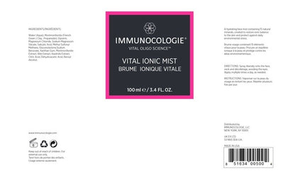Vital Ionic Mist Immunocologie Skincare