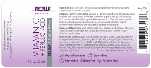 Vitamin C + Ferulic Acid Serum NOW