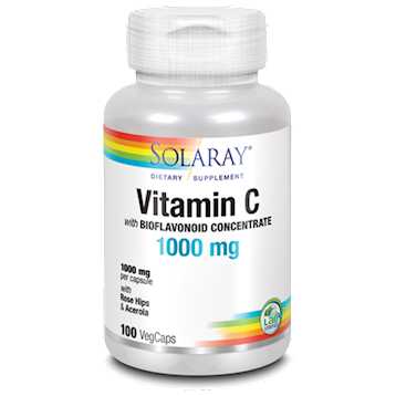Vitamin C w/Bioflav 1000 mg Solaray