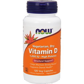 Vitamin D 1000 IU 120 vcaps NOW