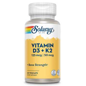 Vitamin D-3 & K-2 60 Solaray