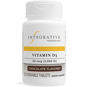 Integrative Therapeutics Vitamin D3 Chocolate 2000 IU - 120 tabs (chewable)