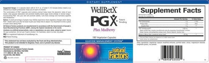 Benefits of WellBetX PGX - 180 Veg Capsules | Natural Factors | Supports blood sugar