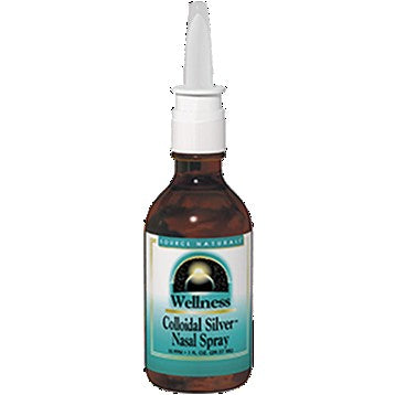 Wellness Coll Silver Nasal Spray Source Naturals