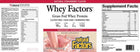 Whey Factors Powder Mix Strawberry Natural Factors