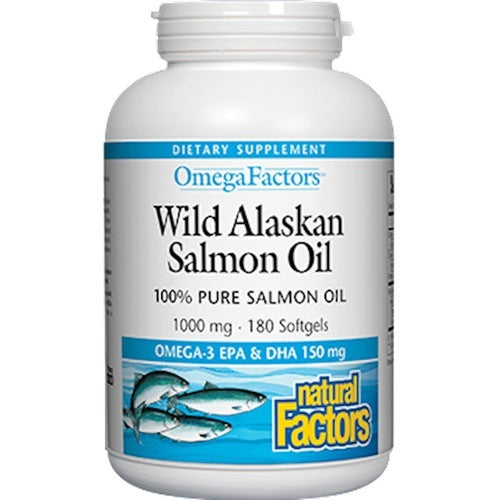 Wild Alaskan Salmon Oil 1000 mg Natural Factors