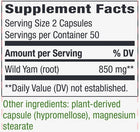 Wild Yam Root 425 mg Natures way