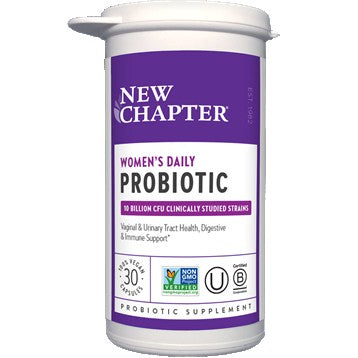 New Chapter Women's Daily Probiotic - supports urinary tract health and vaginal health