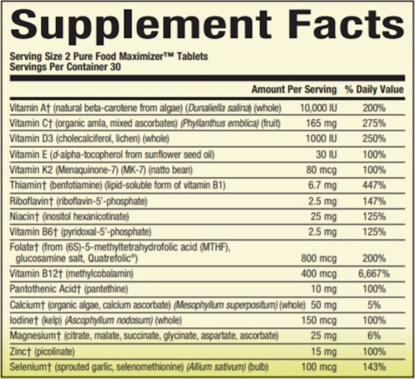Women's Multi 50+ NON GMO Whole Earth and Sea - Natural Factors