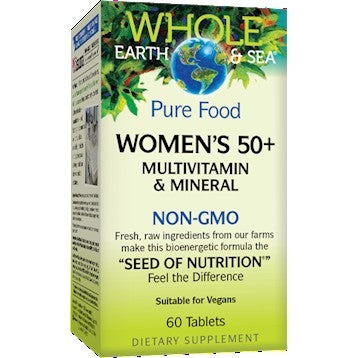 Women's Multi 50+ NON GMO Whole Earth and Sea - Natural Factors