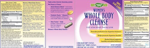 Women's Whole Body Cleanse Natures way