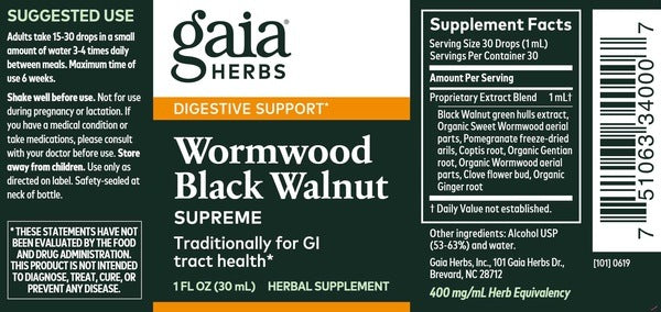 Wormwood Black Walnut Supreme Nutriessential.com