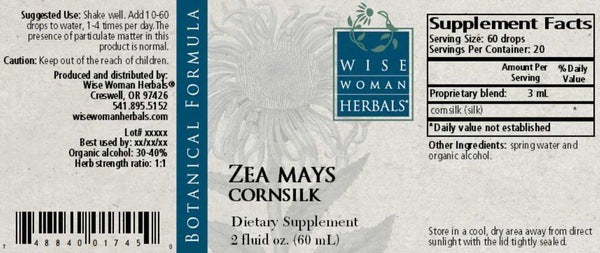Zea mays/corn silk 2 oz Wise Woman Herbals
