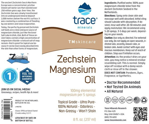 Zechstein Magnesium Oil Trace Minerals Research