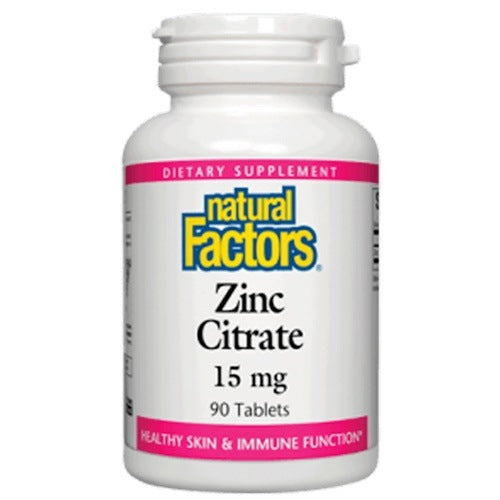 Zinc Citrate 15 mg Natural Factors