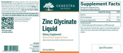 Zinc Glycinate Liquid Genestra