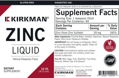 Zinc Liquid Kirkman Labs
