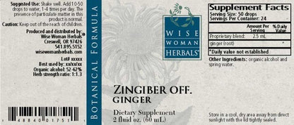 Zingiber/ginger Wise Woman Herbals