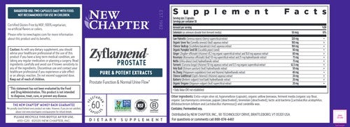 Benefits of Zyflamend Prostate - 60 Veg Caps | New Chapter |  Supports prostate health