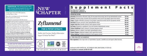 Benefits of Zyflamend - 30 Veg Caps | New Chapter | Supports inflammation response