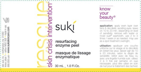 resurfacing enzyme peel Suki Skincare